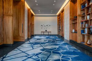 Hallway of the event venues at Conrad Tulum Riviera Maya hotel